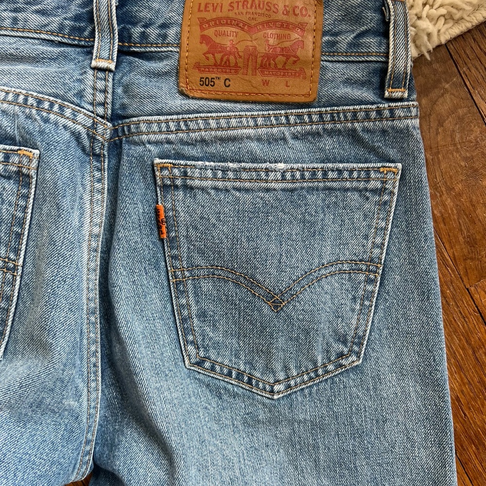Levi's Light Blue Straight women’s orange tag Jeans - Picture 2 of 7